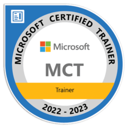 MCT Microsoft Certified Trainer logo